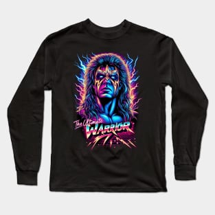 Ultimate Warrior Neon T-Shirt – Vibrant Warrior Graphic Tee Long Sleeve T-Shirt